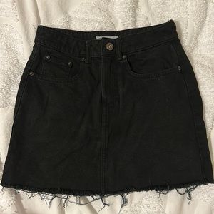 Black Denim Zara Skirt